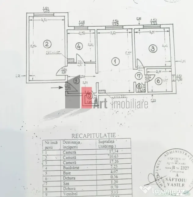 Apartament 3 Camere Rahova, Centrală Proprie – Mobilat...