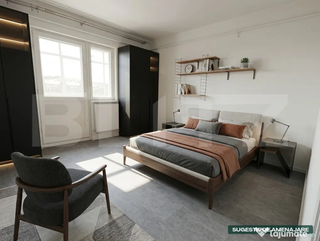 Apartament 2 camere, 53,26 mp, zona Rogerius - Oradea (Bihor)