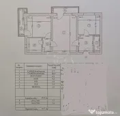 2 camere- 56,7 MP- Etaj 5/8-Doua Balcoane-Bloc Anvelopat-Mar 