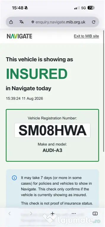 2008 AUDI A3 1.8 TFSI Cabrio, Piele, Masina top Acte val. UK