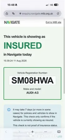 2008 AUDI A3 1.8 TFSI Cabrio, Piele, Masina top Acte val. UK