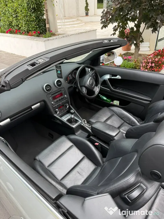 2008 AUDI A3 1.8 TFSI Cabrio, Piele, Masina top Acte val. UK