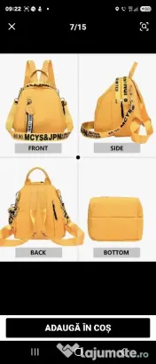 Vand rucsac nou 