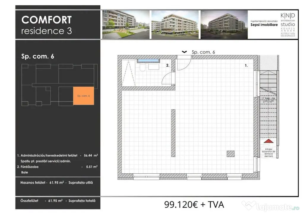 Spatii comerciale noi de vânzare în Sfântu Gheorghe