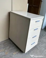 Stoc 100 buc Rollbox cu 4 Sertare finisaj lemn deschis; Casatiera 72x43x60 cm 