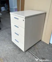 Stoc 100 buc Rollbox cu 4 Sertare finisaj lemn deschis; Casatiera 72x43x60 cm 