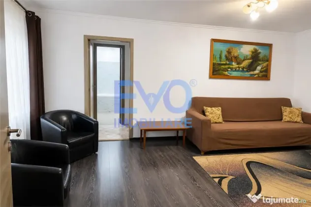 Apartament 2 camere, 55mp, mobilat si utilat, CT AC, Pacur