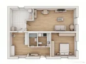 Apartament 2 camere, parter, curte comună închisă, ult...