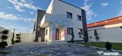 Casă modernă de lux – 4 camere, teren 373 mp, curte amenajată 