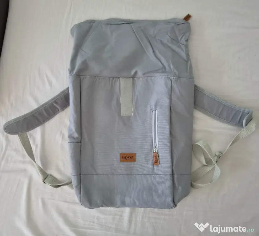 Rucsac gri, extensibil, nou. Kozel.