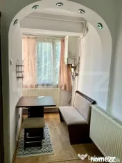 Garsonieră complet mobilată și utilată, cu centrală pro