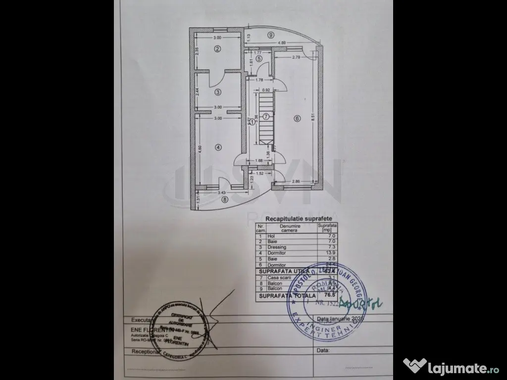 Vila tip duplex 6 camere 180 mp cu gradina Pipera