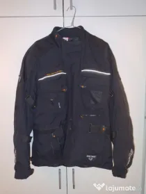 Geaca moto dama Buse, marimea M textil cu captuseala detasabila protectii umer coate spate, stare foarte buna, ca noua