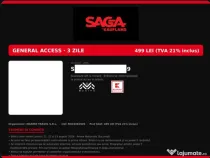 Abonamente Saga Festival 21-23 august 2026