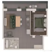 Apartament 2 camere 53,11mp ansamblu NZEB, zona Terra 