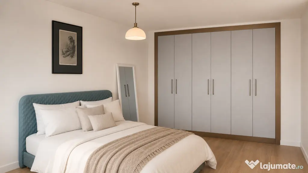 Dressing la comandă 286 Latime × 247 Inaltime × 60 cm Adancime, 6 uși, 4 sertare
