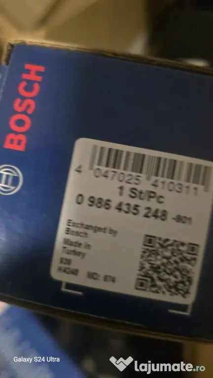 Injector bosch 0 986 435 248 common rail, cu inel de etanșare