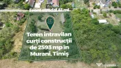 Teren intravilan de 2593 mp, pe deal, cu vedere catre sat, i 