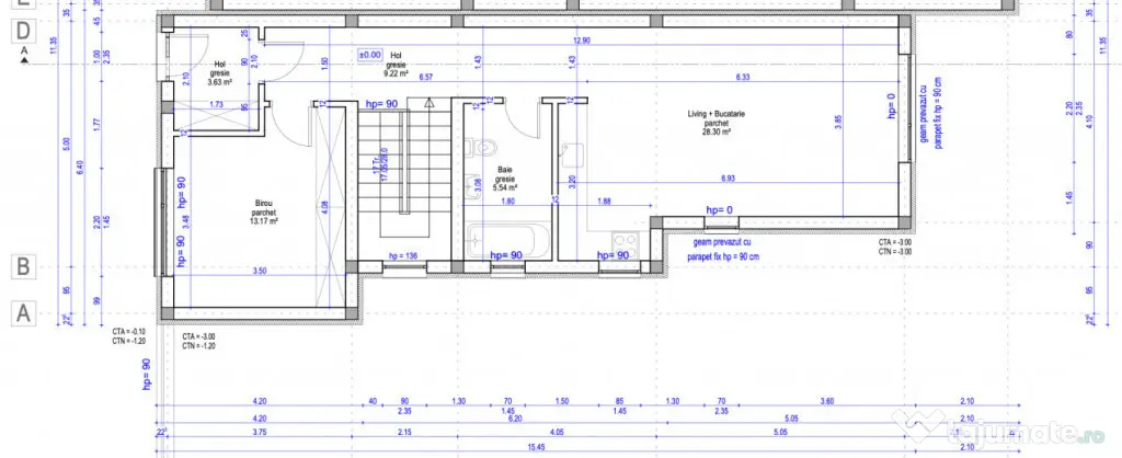 Duplex 120mp utili, 300mp teren, 3 parcari, Tauti