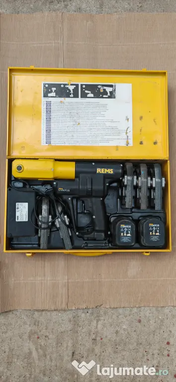 Vând presă Rems pentru presare fitinguri instalati