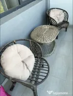 Set fotolii + masă + 4 perne incluse