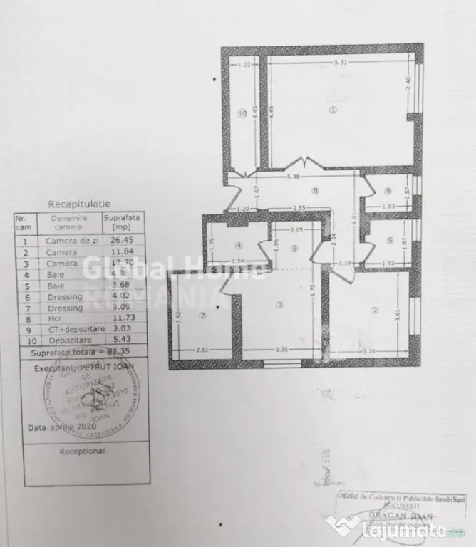 Apartament 3 camere 92,35 MP | Crangasi - Belvedere | Centra - Bucuresti (Bucuresti-Ilfov)