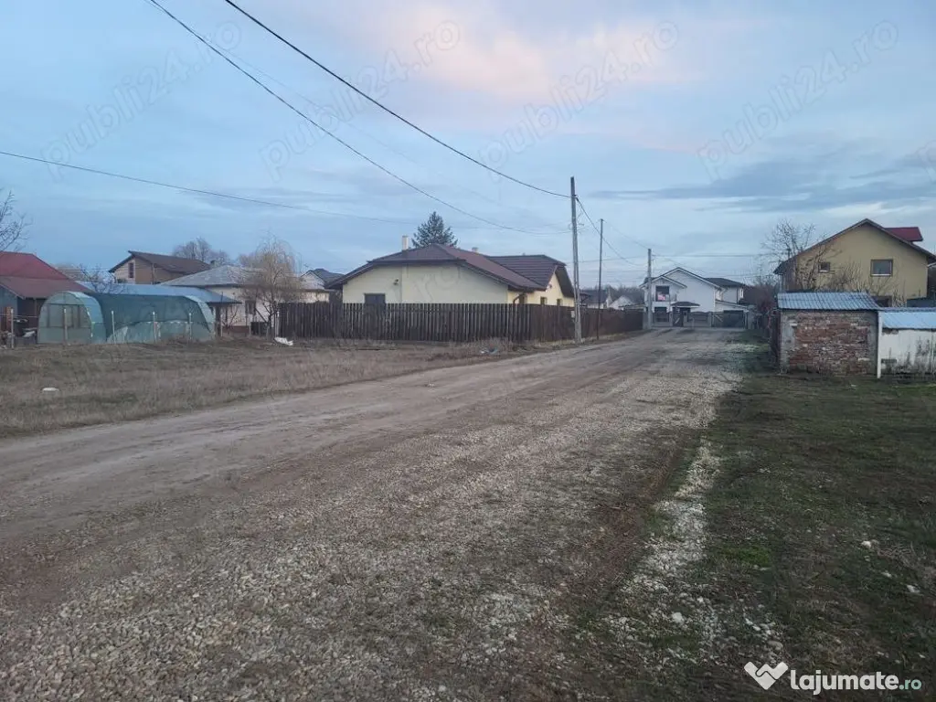 Teren 584mp Buftea, Samurcasi, Drumul Guliei - utilitati gaz curent - Crevedia (Dambovita)
