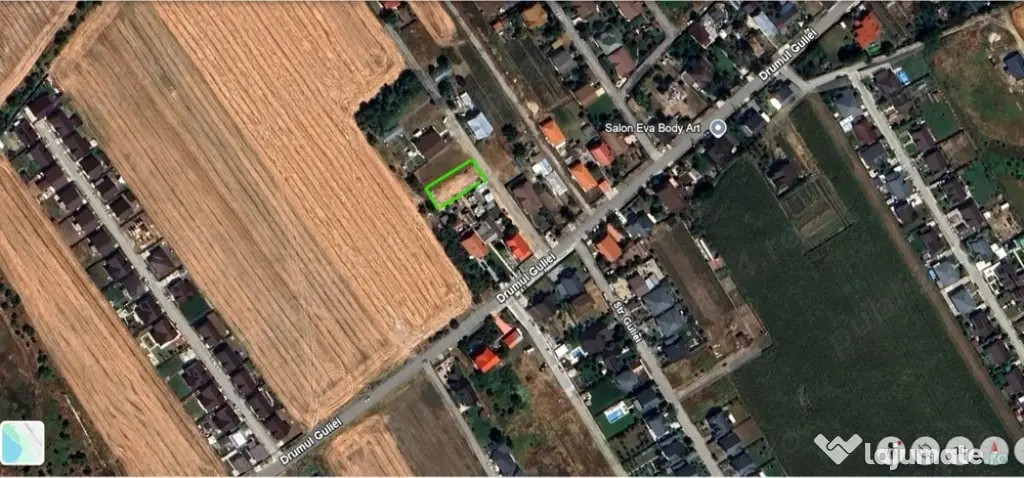 Teren 584mp Buftea, Samurcasi, Drumul Guliei - utilitati gaz curent - Crevedia (Dambovita)