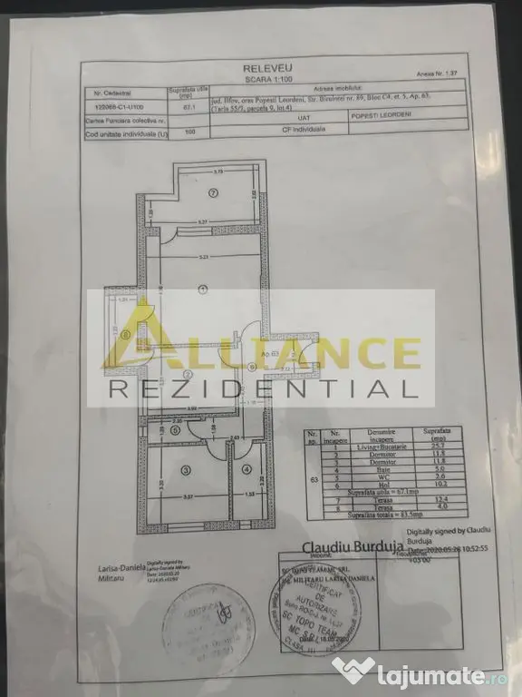 APARTAMENT 3 CAMERE ȘI 2 BĂI- METROU BERCENI - Popesti Leordeni (Bucuresti-Ilfov)