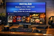 Instalare WINDOWS 11*10 Pro OFFICE2024 licente soft la domiciliul clientului 