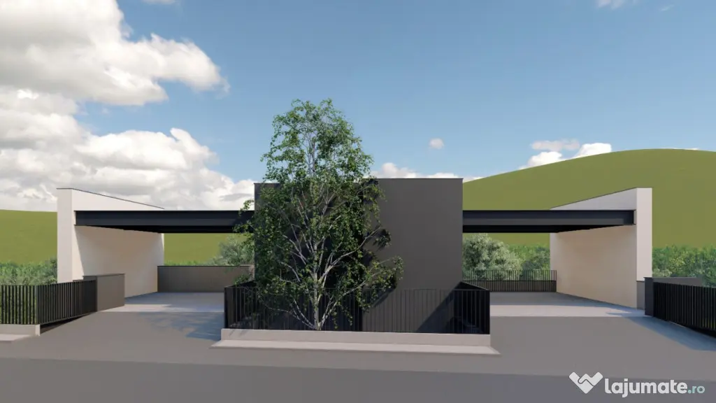Duplex in constructie, 160mp utili, 300mp teren, Valea Garba - Floresti (Cluj)