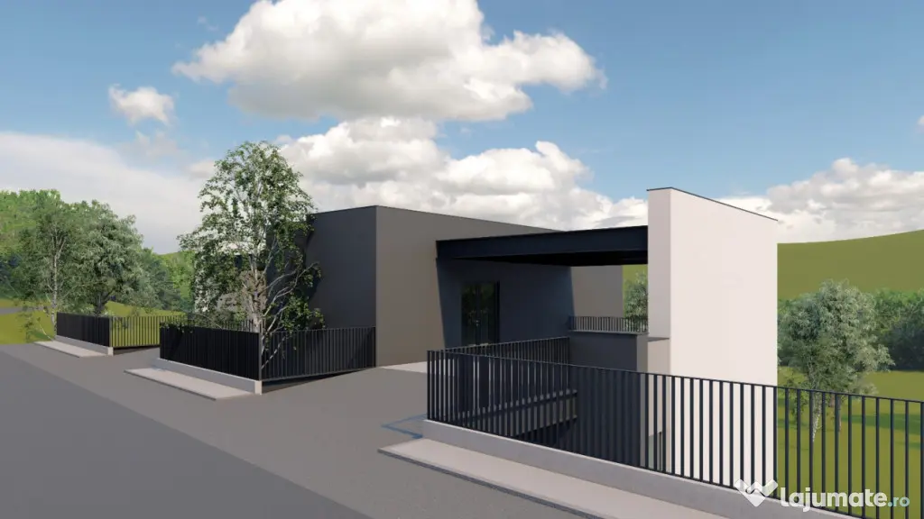 Duplex in constructie, 160mp utili, 300mp teren, Valea Garba - Floresti (Cluj)