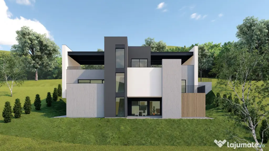 Duplex in constructie, 160mp utili, 300mp teren, Valea Garba - Floresti (Cluj)