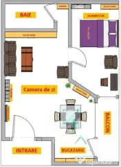 2 camere | 62 mp | Balcon 9 mp | Mărăști–Str. Bucureșt 