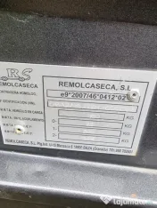 Remorca Remolcasec,2axe,prelata,fabricație Spania 
