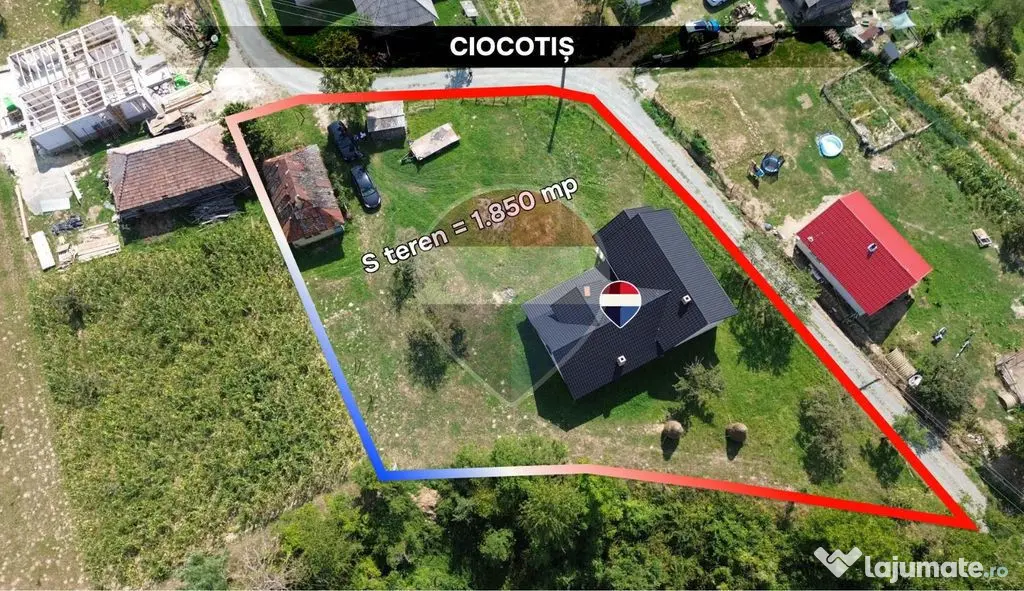 Casă Semifinisată cu 5 Camere | Ciocotiș, Maramureș - Ciocotis (Maramures)