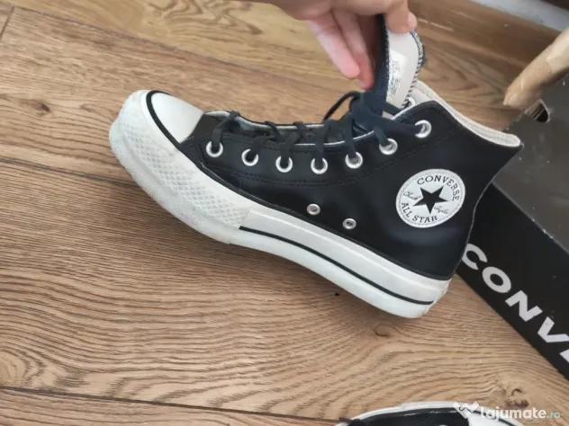 Converse dama piele