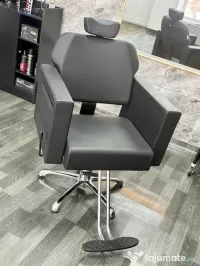 Scaun profesional Alpeda | frizerie / barber / - hidraulic , reglabil, impecabil