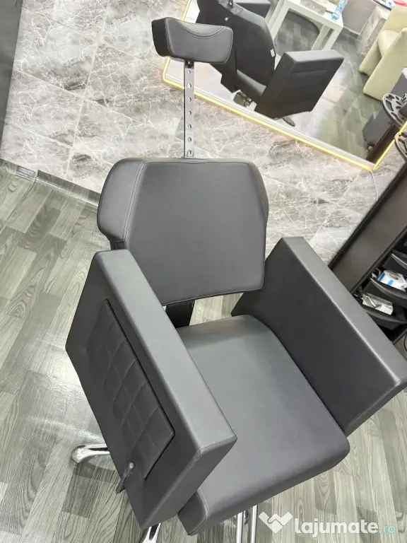 Scaun profesional Alpeda | frizerie / barber / - hidraulic , reglabil, impecabil