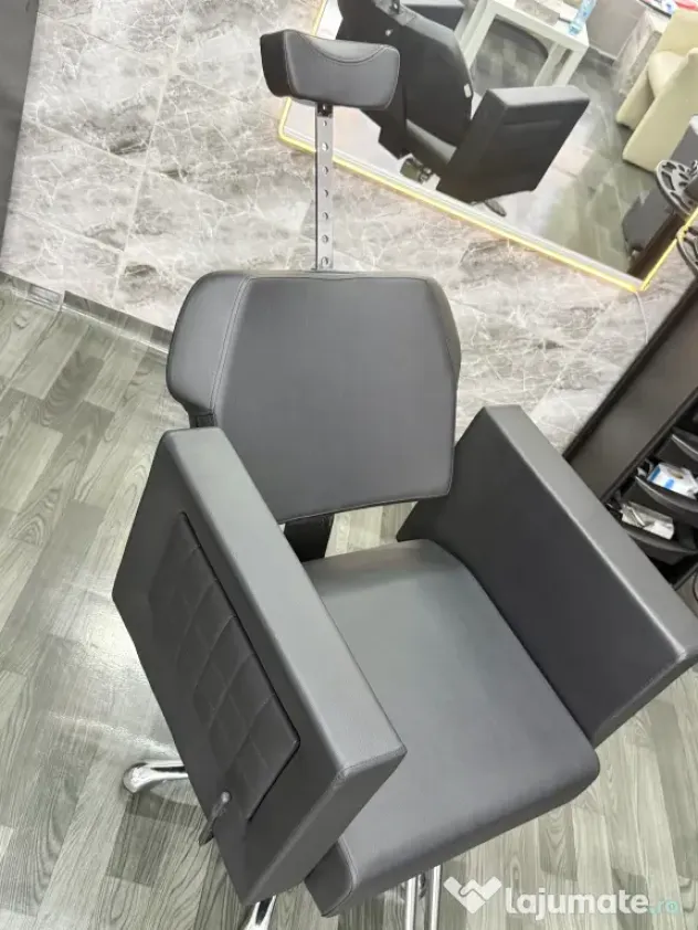 Scaun profesional Alpeda | frizerie / barber / - hidraulic , reglabil, impecabil