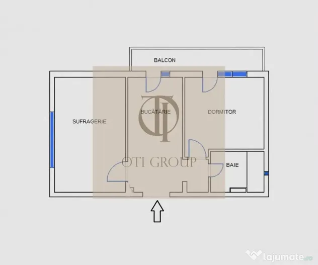 Apartament 2 camere decomandat, etaj 3, Gheorgheni Inters... - Cluj-Napoca (Cluj)
