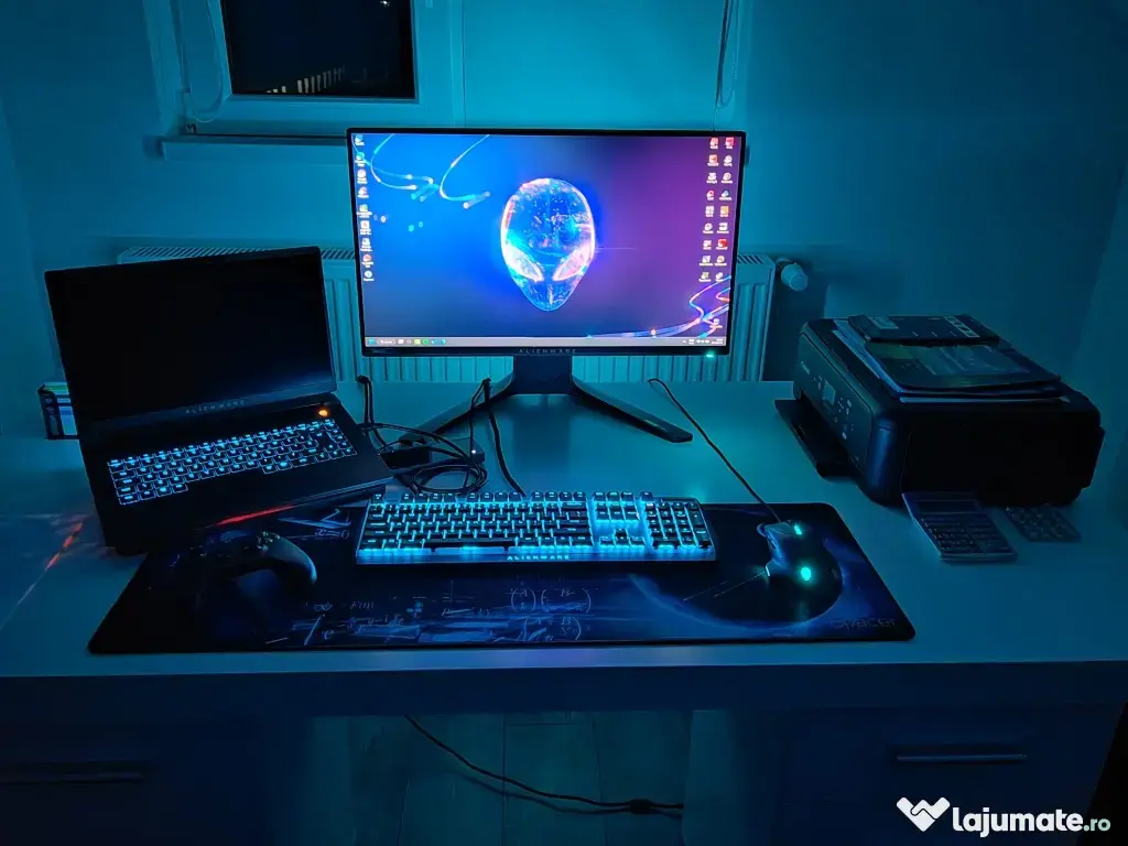 Monitor Gaming IPS LED Dell Alienware 24.5" AW2521H, Full
1, HD (1920 x 1080), HDMI, DisplayPort, G-SYNC, 360 Hz, 1 ms (Negru) (Cod:AW2521H)