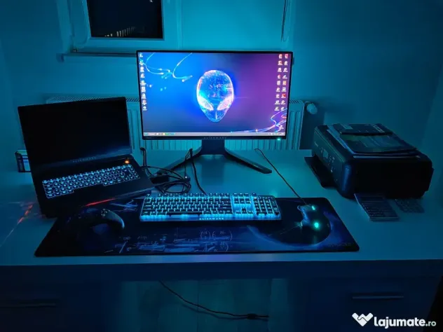 Monitor Gaming IPS LED Dell Alienware 24.5" AW2521H, Full
1, HD (1920 x 1080), HDMI, DisplayPort, G-SYNC, 360 Hz, 1 ms (Negru) (Cod:AW2521H)