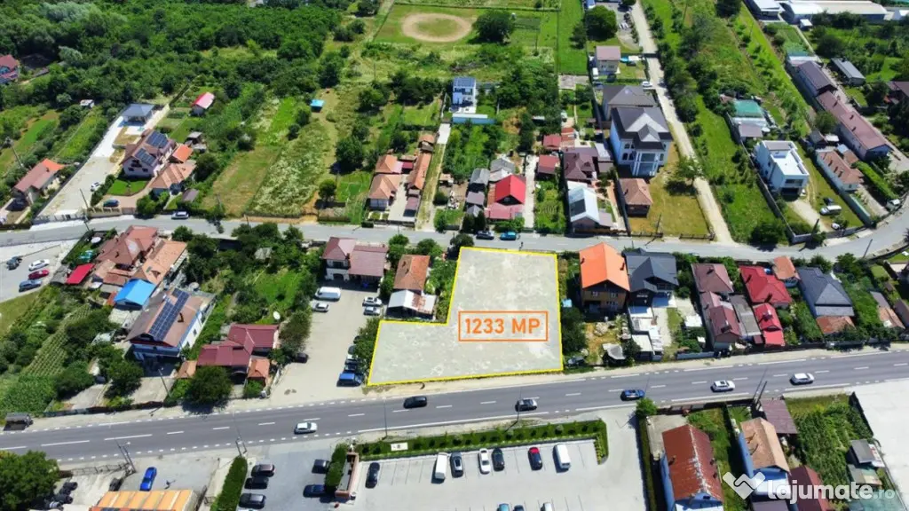 DE INCHIRIAT - TEREN 1233 MP GORANU - DN7 - Ramnicu Valcea (Valcea)