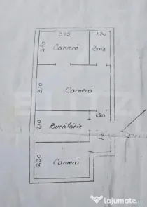 Apartament 3 camene Semidecomandat In Bucium langa OMV la st