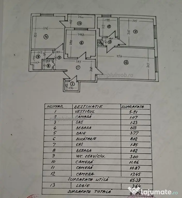 3 camere Metrou Piata Sudului etaj 3/8 bloc 1986 - Bucuresti (Bucuresti-Ilfov)