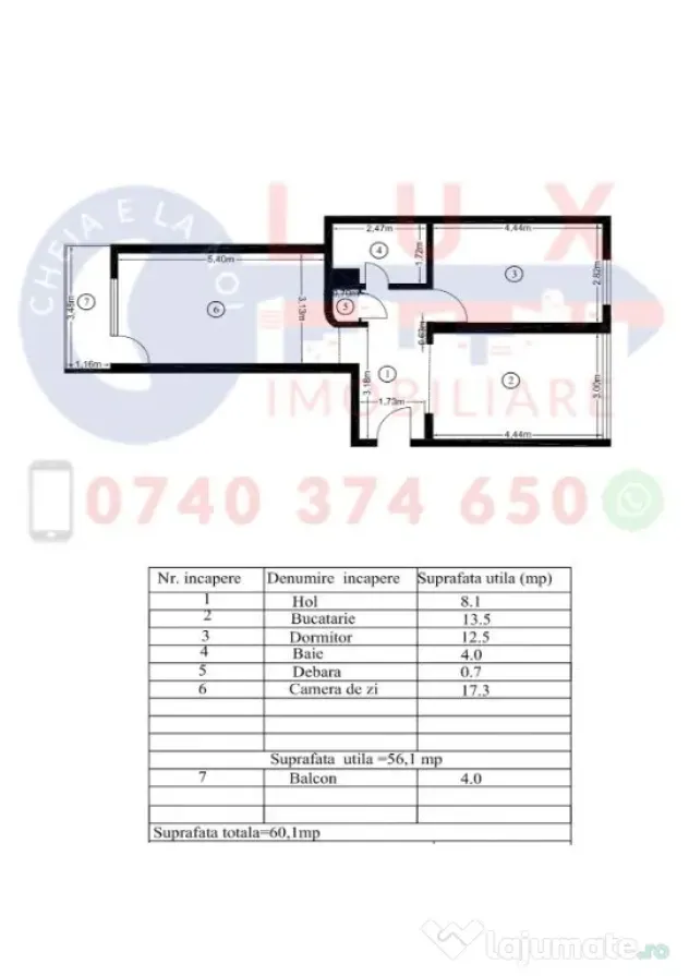 ID 20050 - APARTAMENT 2 CAMERE ULTRACENTRAL - PIATA CIVICA - Tulcea (Tulcea)