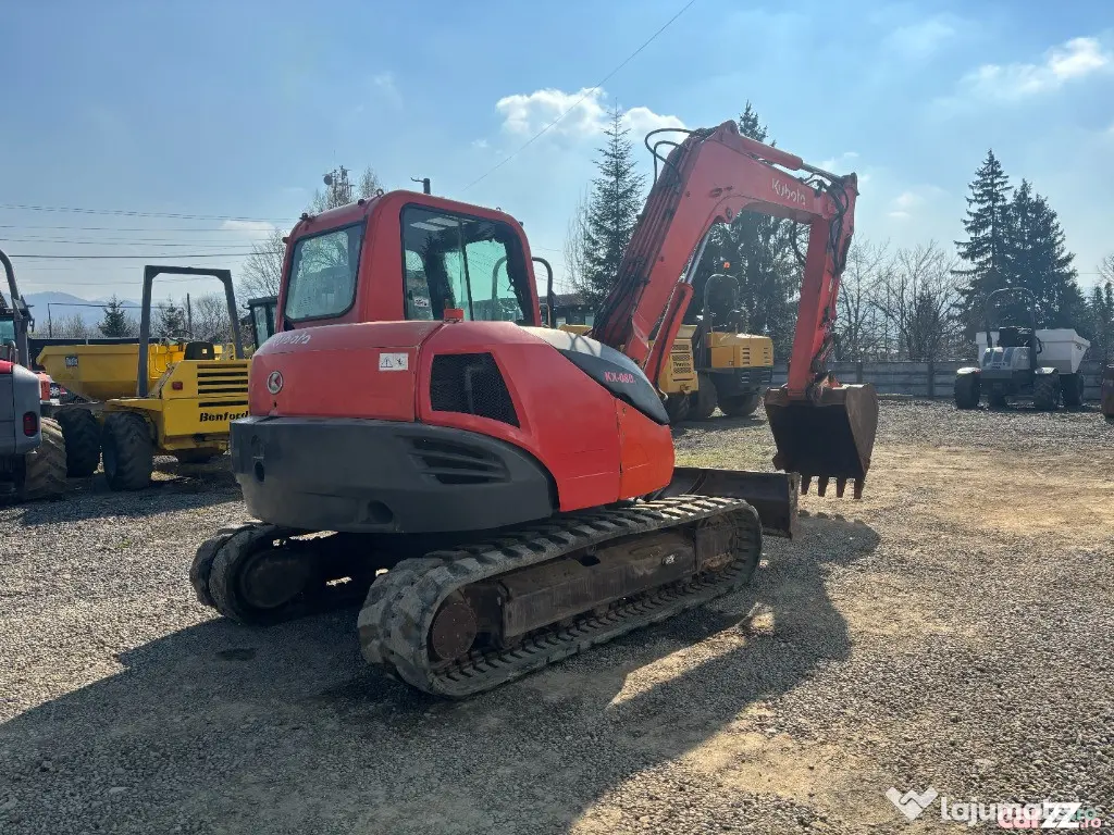 Miniexcavator Kubota KX080-3, 2018, 8 tone - Negresti Oas (Satu-Mare)