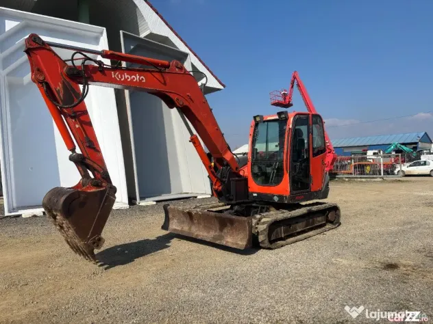 Miniexcavator Kubota KX080-3, 2018, 8 tone - Negresti Oas (Satu-Mare)