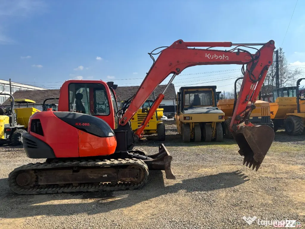 Miniexcavator Kubota KX080-3, 2018, 8 tone - Negresti Oas (Satu-Mare)